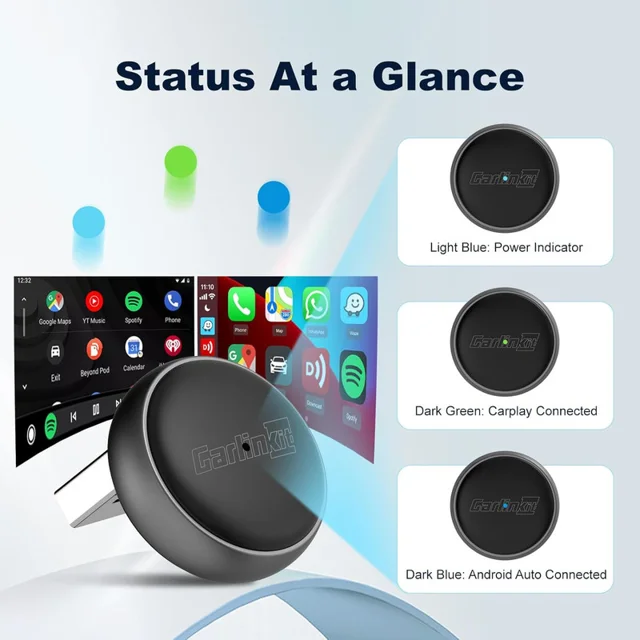 دانگل وایرلس کارپلی و اندروید اتو کارلینکیت مدل Carlinkit Mini Ultra3 102676591