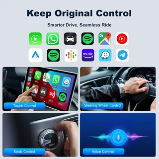 دانگل وایرلس کارپلی و اندروید اتو کارلینکیت مدل Carlinkit Mini Ultra3 102676590