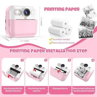 دوربین عکاسی چاپ سریع مدل Kids Printing Camera 102674955